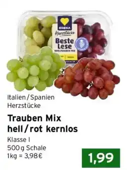 CAP Markt Herzstücke Trauben Mix hell/rot kernlos Angebot