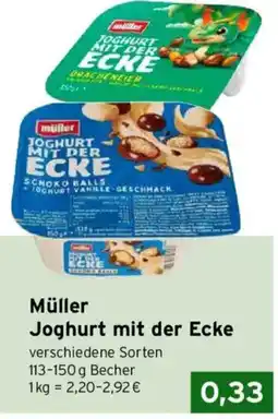 CAP Markt Müller Joghurt mit der Ecke Angebot
