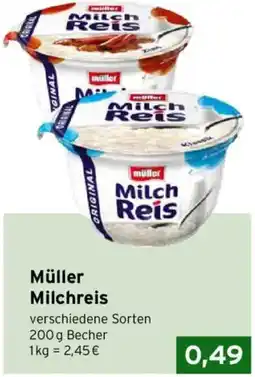 CAP Markt Müller Milchreis Angebot