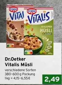 CAP Markt Dr.Oetker Vitalis Müsli Angebot