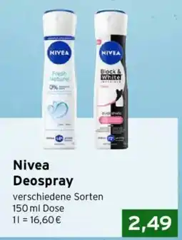 CAP Markt Nivea Deospray Angebot