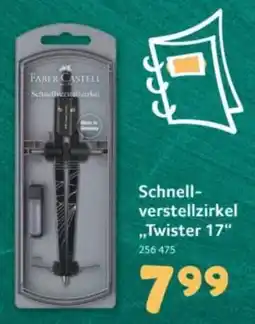 Selgros Faber-Castell Schnellverstellzirkel „Twister 17“ Angebot