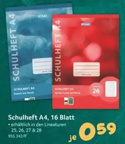 Selgros Schulheft A4 Angebot