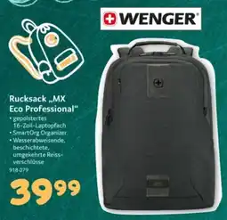 Selgros WENGER Rucksack „MX Eco Professional“ Angebot