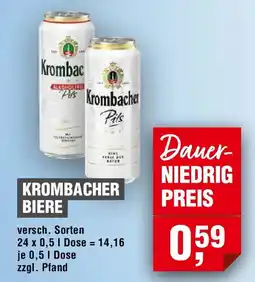 EDEKA Foodservice Krombacher biere Angebot