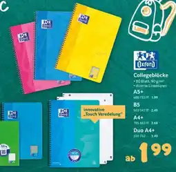 Selgros Oxford Collegeblöcke Angebot