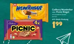 Selgros Cadbury Wunderbar oder Picnic Riegel Angebot