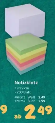 Selgros Notizklotz Angebot