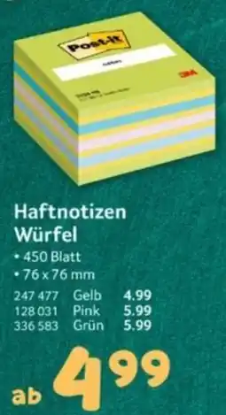 Selgros Post-it Haftnotizen Würfel Angebot