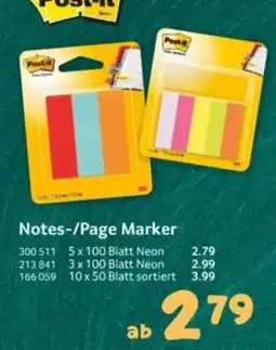 Selgros Post-it Notes-/Page Marker Angebot