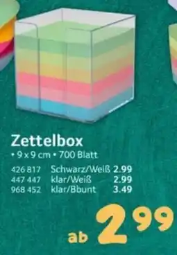 Selgros Zettelbox Angebot