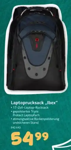 Selgros Laptoprucksack „Ibex“ Angebot