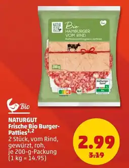 PENNY NATURGUT Frische Bio Burger-Patties Angebot