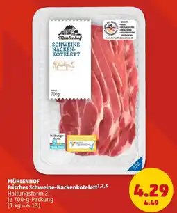 PENNY MÜHLENHOF Frisches Schweine-Nackenkotelett Angebot