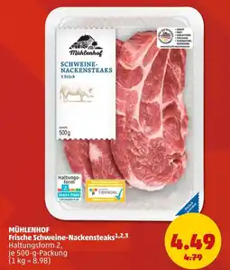 PENNY MÜHLENHOF Frische Schweine-Nackensteaks Angebot