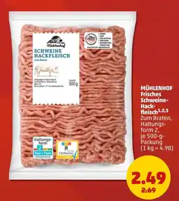 PENNY MÜHLENHOF Frisches Schweine-Hackfleisch Angebot