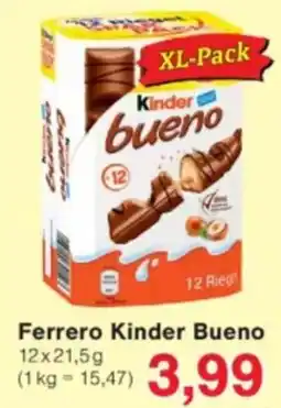 Jawoll Ferrero Kinder Bueno Angebot