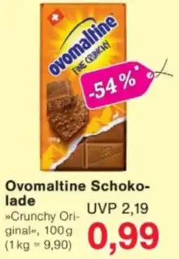 Jawoll Ovomaltine Schokolade Angebot