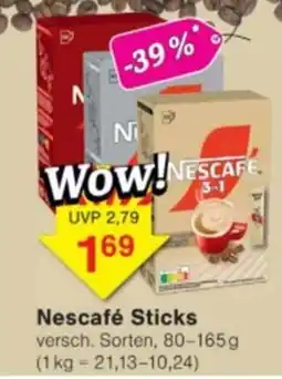 Jawoll Nescafé Sticks Angebot