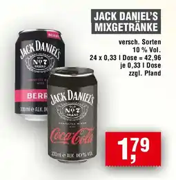 EDEKA Foodservice Jack daniel's mixgetränke Angebot