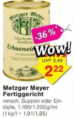 Jawoll Metzger Meyer Fertiggericht Angebot