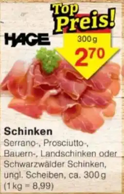 Jawoll HAGE Schinken Angebot
