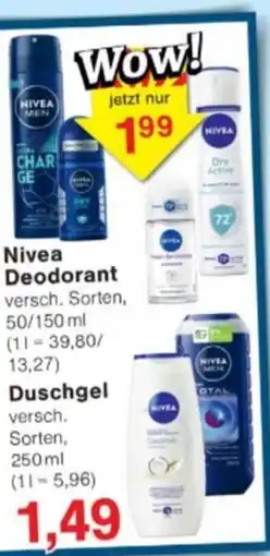 Jawoll Nivea Deodorant Angebot
