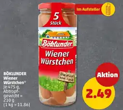 PENNY Böklunder Wiener Würstchen Angebot