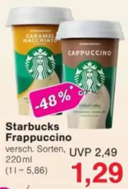 Jawoll Starbucks Frappuccino Angebot