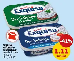PENNY Exquisa Frischkäsezubereitung Angebot