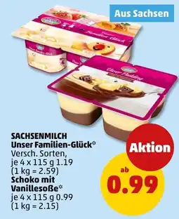 PENNY SACHSENMILCH Unser Familien-Glück* Angebot