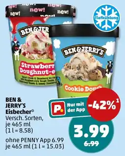PENNY BEN & JERRY'S Eisbecher Angebot