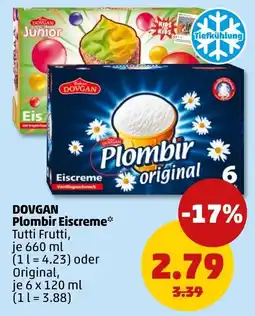 PENNY DOVGAN Plombir Eiscreme Angebot