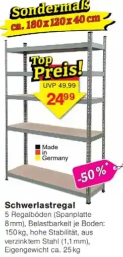 Jawoll Schwerlastregal Angebot