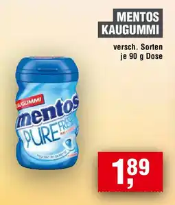 EDEKA Foodservice Mentos kaugummi Angebot