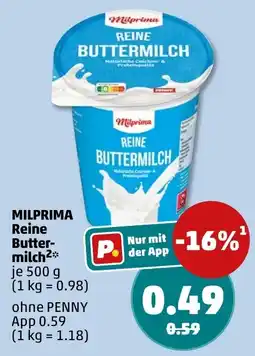PENNY Milprima Reine Buttermilch Angebot