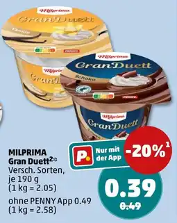 PENNY MILPRIMA Gran Duett Angebot