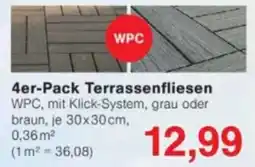 Jawoll WPC Terrassenfliesen Angebot