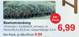 Jawoll Beetumrandung »Victorian«, Kunststoff, schwarz Angebot