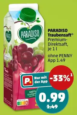 PENNY PARADISO Traubensaft Angebot