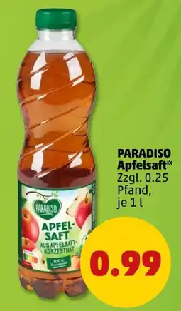 PENNY PARADISO Apfelsaft Angebot
