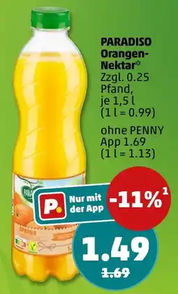 PENNY PARADISO Orangen-Nektar Angebot