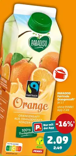 PENNY PARADISO Orangensaft Angebot