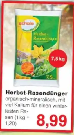 Jawoll schoia Herbst-Rasendünger Angebot