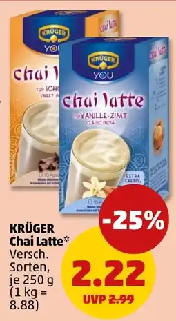 PENNY KRÜGER Chai Latte Angebot