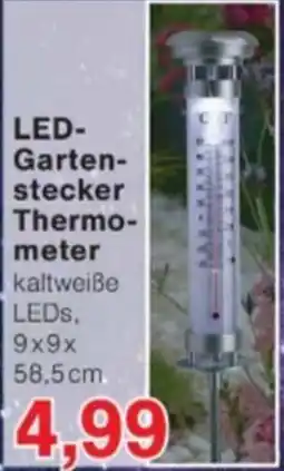Jawoll LED-Gartenstecker-Thermometer Angebot