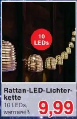 Jawoll Rattan-LED-Lichterkette Angebot