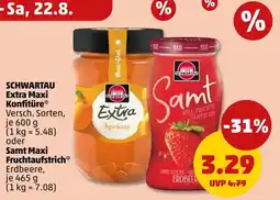 PENNY SCHWARTAU Samt Fruchtaufstrich Angebot