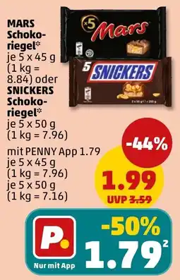 PENNY MARS Schoko-riegel Angebot