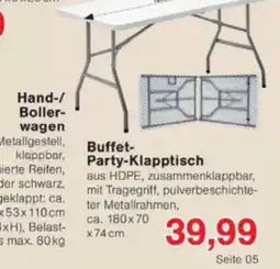 Jawoll Buffet-Party-Klapptisch Angebot
